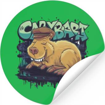 Discover I Need a Napybara Capybara Stickers