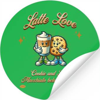Discover Latte Love Stickers