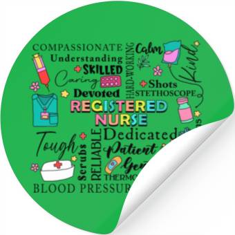Discover Registered Nurse Stickers