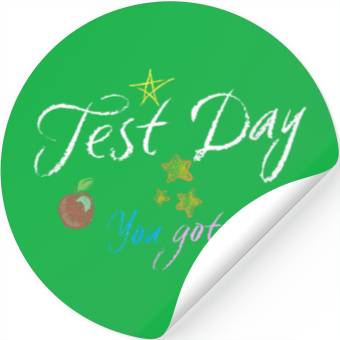 Discover Motivational Testing Teacher Student Stickers