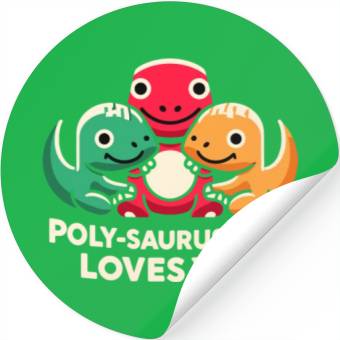 Discover Polyamorous community Polyamorous Parenting Loving Stickers