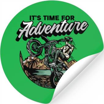 Discover MOTOCROSS ITS TIME ADVENTURE Stickers