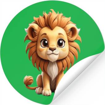 Discover Chibi lion Stickers