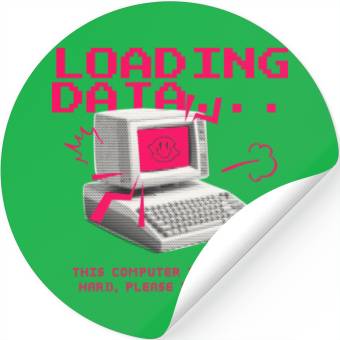 Discover Collection: Loading Data, This Computer... Stickers
