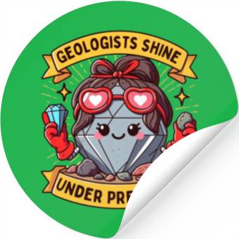 Discover Rock-Solid Resilience: Geologists Under Pressure Stickers