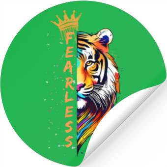 Discover FEARLESS LIKE TIGER Stickers