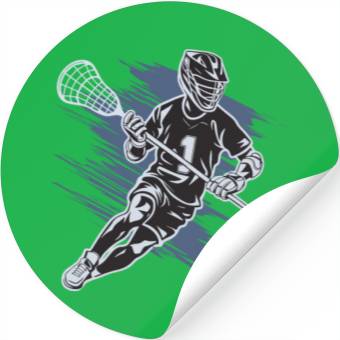 Discover Lacrosse Game Gift Stickers