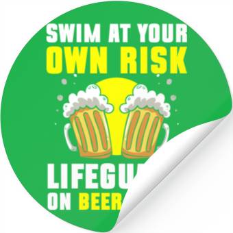 Discover Lifeguard Pool Summer Stickers