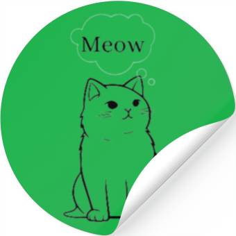 Discover Meow Stickers