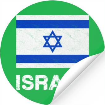 Discover Israel Flag Stickers