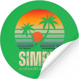 Discover Sunrise on a quiet beach Stickers