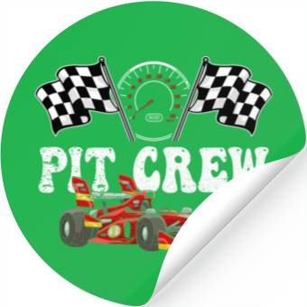 Discover Pit Crew Racing Stickers