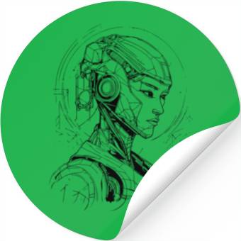Discover Futuristic Robot Design Stickers