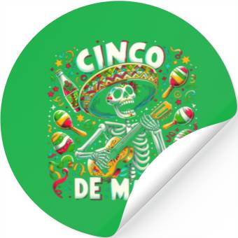 Discover Cinco de Mayo Stickers