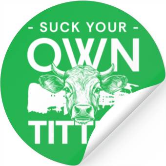 Discover Cow Farmer Stickers