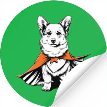 Discover Corgi Super Star Stickers