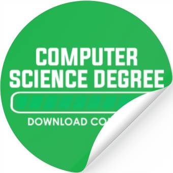 Discover computer science degree Stickers