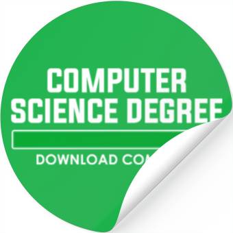 Discover computer science degree Stickers