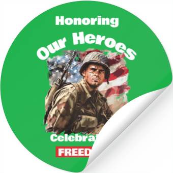 Discover USA Army Veteran Stickers
