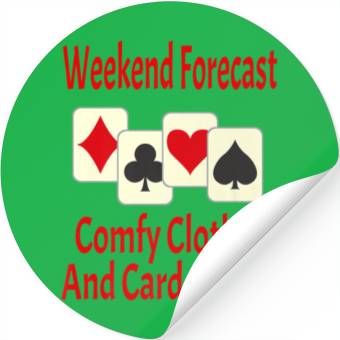 Discover Weekend Forecast Card Player Funny Stickers