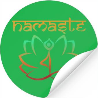 Discover Zen AF Yoga Clothes Stickers
