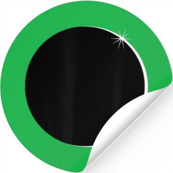 Discover Eclipse Solar System Clothing Science Stickers