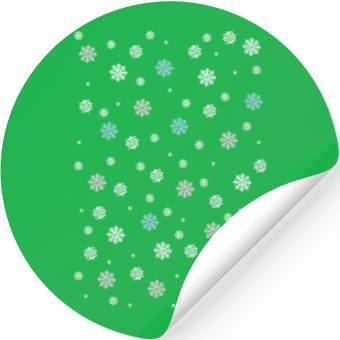 Discover Filigree Snowflake Pattern Stickers