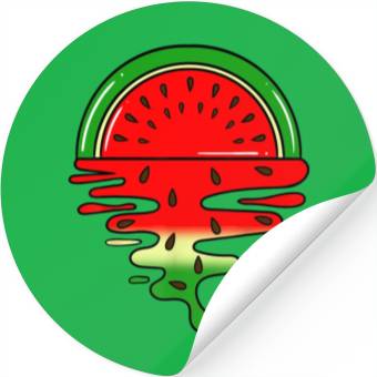 Discover Watermelon Sunset Summer Fruit Lover Stickers