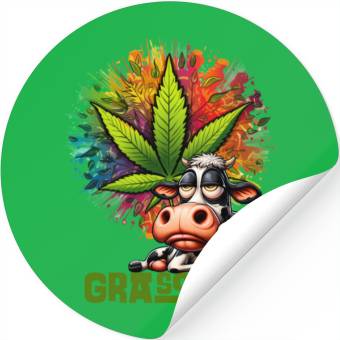 Discover Grass Fed Color Stickers