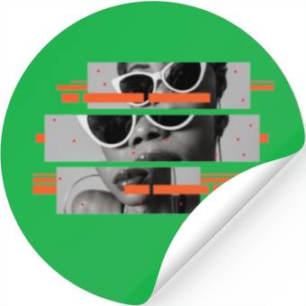 Discover Love black ach Stickers