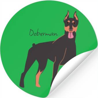 Discover Doberman Stickers