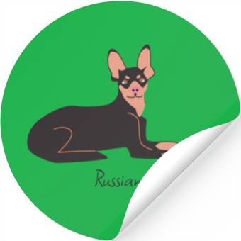 Discover Russian Toy Terrier Stickers