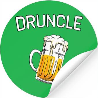 Discover Druncle Whiskey Drunk Uncle Stickers