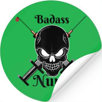 Discover Badass Nurse Nursing student Stickers