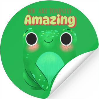 Discover Toad with funny quote Stickers
