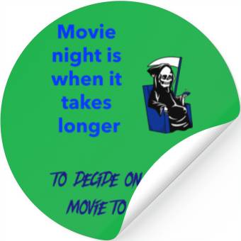Discover decide a movie Stickers