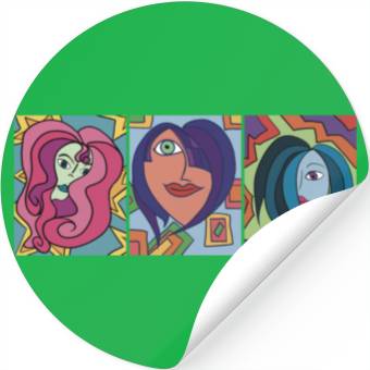 Discover Abstract Girls Stickers