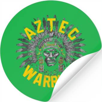 Discover Aztec Warrior Indigenous Mexican Aztec Jaguar Stickers