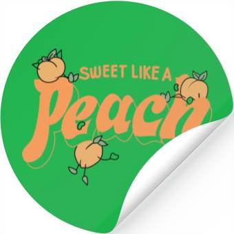 Discover Sweet Like A Peach Stickers