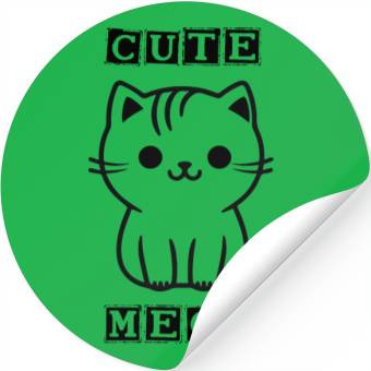 Discover cute meow Stickers