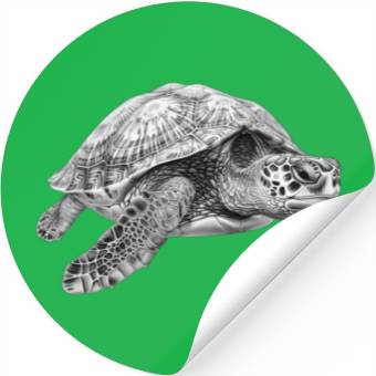 Discover Serene Sea Turtle Stickers