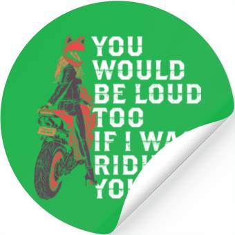 Discover Cheeky Motorcycle Stickers