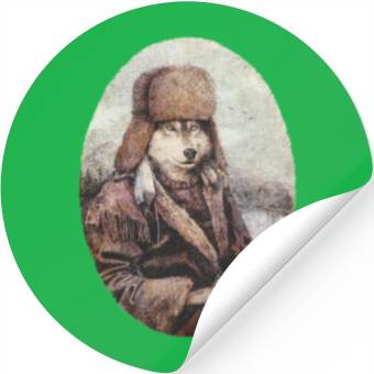 Discover Mountain Wolf(1) Stickers