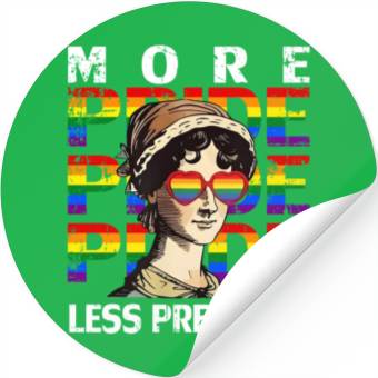 Discover More Pride Less Prejudice Pride Month Stickers