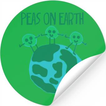 Discover Peas on Earth Stickers
