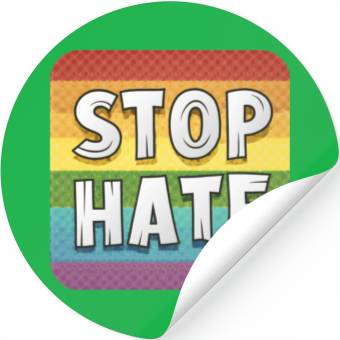 Discover LGBTQ Stop Hate Stickers