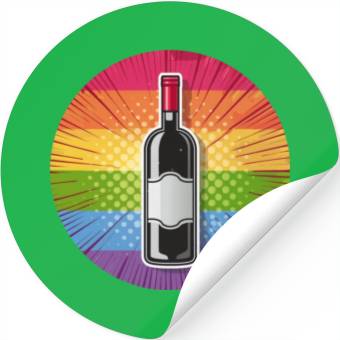 Discover LGBTQ Wine Stickers