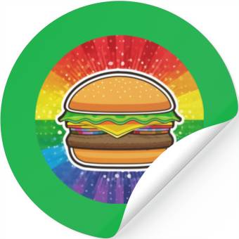 Discover LGBTQ Hamburger Stickers