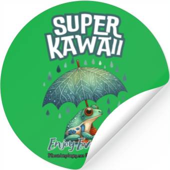 Discover Rainy Frog kawai Stickers