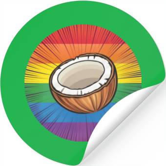 Discover LGBTQ Coconut Stickers
